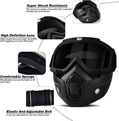 Goggle Mask Anti Scratch UV Protective (Bike)